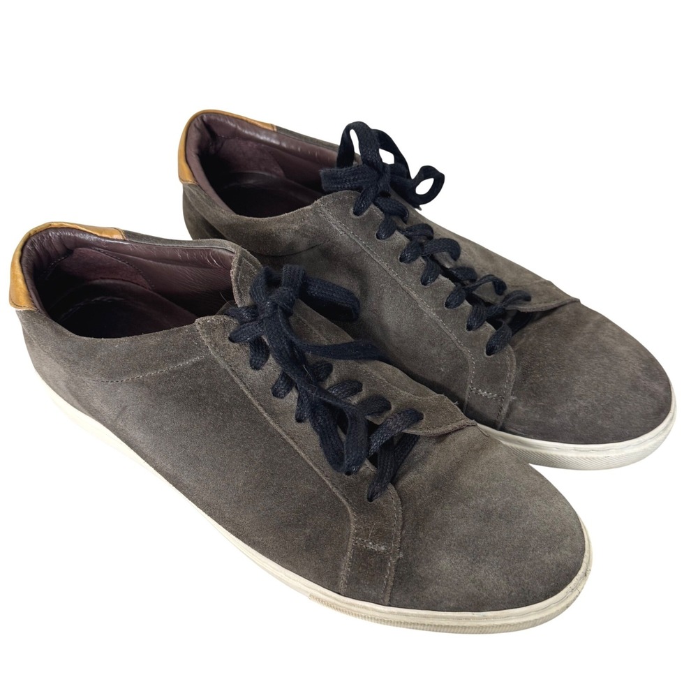 Allen Edmonds Courtside Lace-up Sneaker Grey‎ Suede Size 10